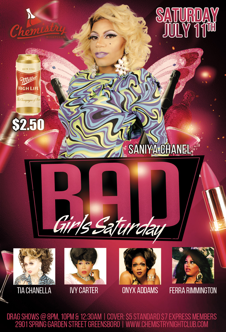 Bad Girls Saturday July 11