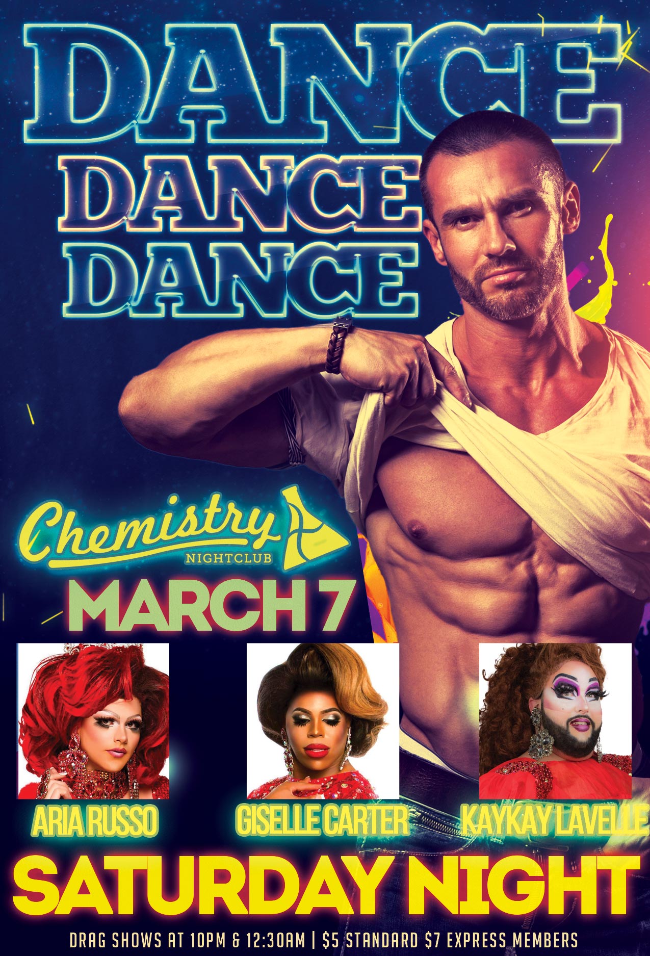Saturday Dance Party March 7 Chemistry