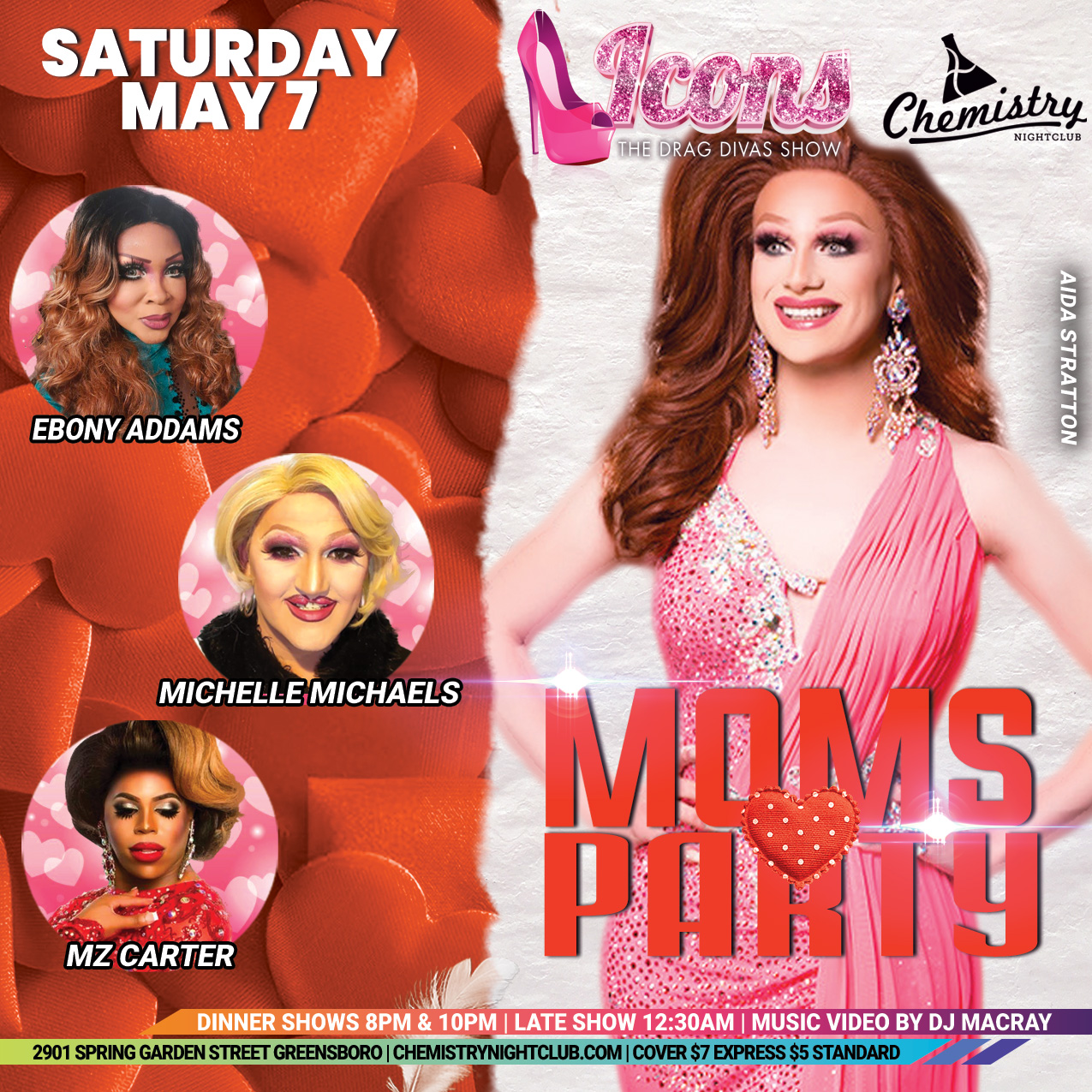 Saturday May 7 Moms Party